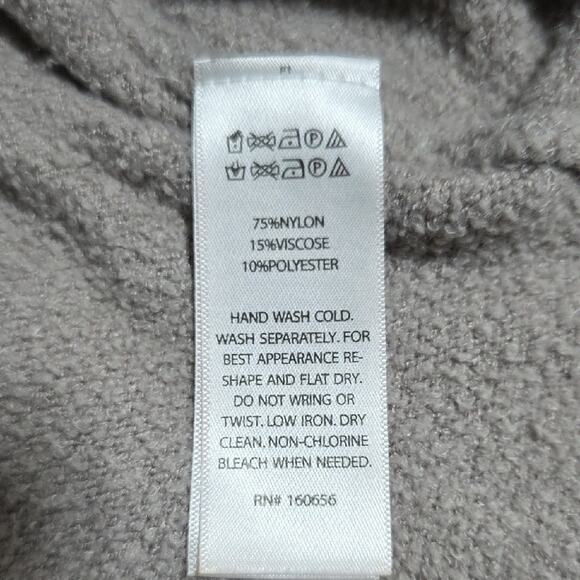 Rachel Zoe Womens Sz XL Gray Soft Cozy Neutral Ski Lodge Cowl Neck Sweater - Picture 7 of 9